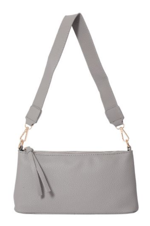 Textured VL Shoulder Bag