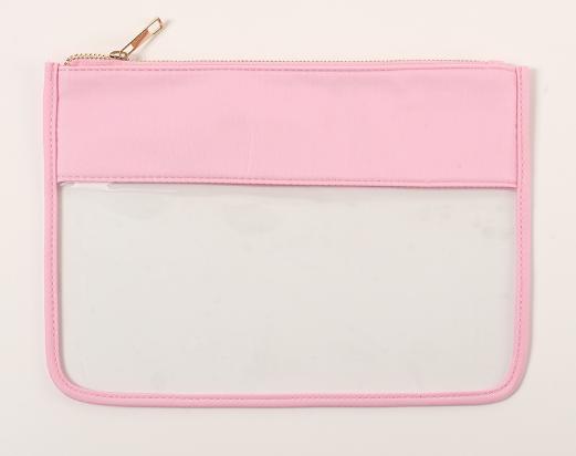 Nylon and Clear Zip Bag