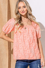 Load image into Gallery viewer, Coral Lace Daisy Blouse
